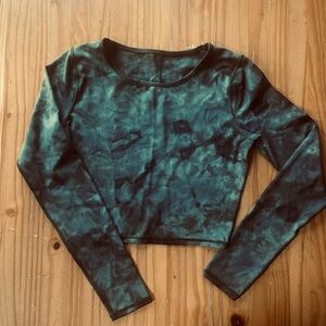 Lululemon Wunder Train Cropped Long Sleeve Shirt